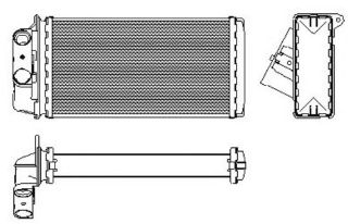 KALORİFER RADYATÖRÜ RA2110890 ALBEA PALİO RESTYLİNG 1.3 1.4 1.6 resmi