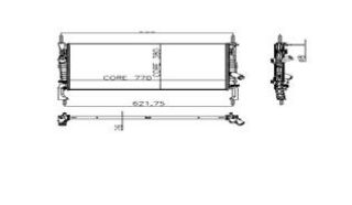 SU RADYATÖRÜ FORD TRANSİT V347 2.2/2.4 TDCI 06-> AC AL/PL/BRZ resmi