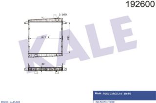 SU RADYATORU CARGO C 2530.35./32.30.35/32.32-35 (BORUSUZ) resmi