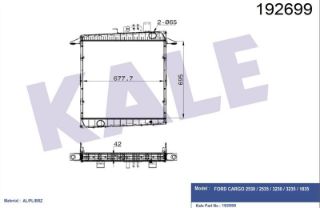 SU RADYATORU CARGO 2530/2535/3230/3235/1835 CEKICI (BORULU) (EURO IV) resmi