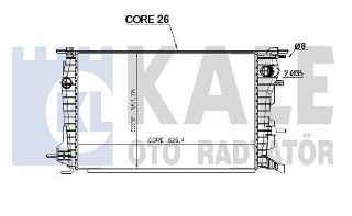 SU RADYATÖRÜ RENAULT FLUENCE DİZEL AL/PL/BRZ resmi