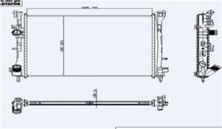 SU RADYATÖRÜ RENAULT CLİO II 1.5 DCI AL/PL/BRZ resmi