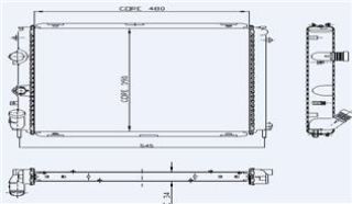 SU RADYATÖRÜ RENAULT KANGOO / CLİO II 1.9 D AL/PL/BRZ resmi
