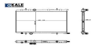 SU RADYATÖRÜ PEUGEOT 307 / XSARA BERLİNGO 1.1I / 1.4I AL/PL/BRZ resmi