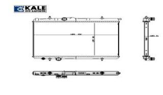 SU RADYATÖRÜ PEUGEOT 206 1.4 HDI /1.6 I 16V / 1.9D / 2.0 HDI / 2.0 I 16V AL/PL/BRZ resmi