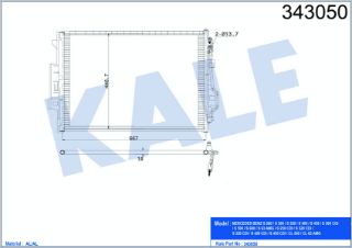 KLİMA RADYATÖRÜ MERCEDES S-SERISI S 280 S300 S350 S63 AMG CL500 05> resmi