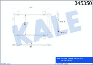 KLİMA RADYATÖRÜ DUCATO BOXER JUMPER resmi