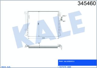 RADYATÖR KLİMA SORENTO 10-12 2.2 CRDI resmi