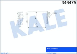 RADYATÖR KALÖRİFER C5 I 01-04  MEKANİK resmi