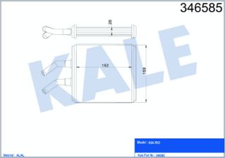 RADYATÖR KALORİFER RİO 01-05 BRAZING resmi