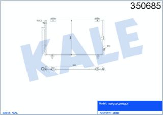 KÖNDENSER AL/PL/BRZ COROLLA resmi