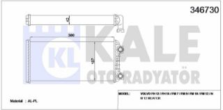 KALORİFER RADYATORU MEKANİK (VOLVO FH 12 / FH 16 / FM 7 / FM 9 / FM 10 / FM 12 / NH 12 resmi