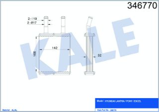 RADYATÖR KALORİFER EXCEL90-94 BRAZING resmi