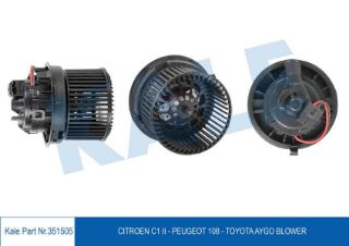 KALORİFER MOTORU P108 CITROEN C1 II 1.0 1.2 TOYOTA AYGO 1.0 14=> (12V) resmi