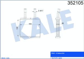 RADYATÖR KALORİFER ATOS98-02 BRAZING resmi