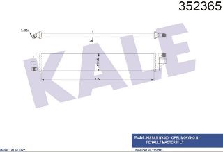 TURBO RADYATÖRÜ İNTERCOOLER NV400-MOVANO B-MASTER III LT 2.3CDTI 10 İLAVE SOĞUTUCU AT-MT resmi