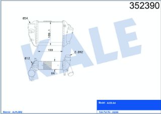 TURBO RADYATÖRÜ İNTERCOOLER AUDI A4 2.5 TDI 03=> resmi