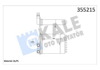 RADYATÖR KALÖRİFER VİVARO 02-14  TRAFİC II 01-14  MEKANİK resmi