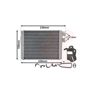 KALORİFER RADYATÖRÜ P308 II/SW II 1.2THP 1.2VTI 1.6HDI 13=> (BORUSUZ-APARATLI) [BRAZING] [180×148×32] resmi