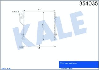 KÖNDENSER AL/AL JEEP CHEROKEE resmi