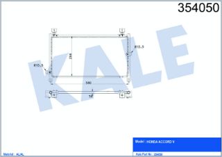 RADYATÖR KLİMA ACCORD  94-98 resmi