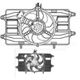 FAN MOTORU DAVLUMBAZLI ( FIAT DOBLO MPV 1.2 01-/ BOX BODY/MPV 1.2 01-04 -(12V) resmi