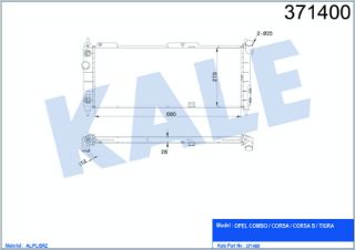 SU RADYATÖRÜ KLÝMALI OTOMATÝK CORSA-B COMBO-B TIGRA-A  X14XE    1300153 resmi