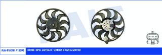 RADYATOR FAN MOTORU (KOMPLE) ASTRA H ZAFİRA B 280W 315MM resmi