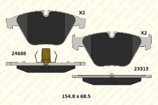 ÖN  FREN BALATASI BMW F10 F11 F12 F13 F06 530 resmi