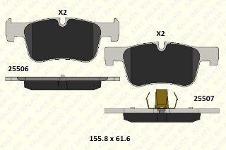 ÖN  FREN BALATASI BMW F20 F21 F30 F31 F32 F33 F36 resmi