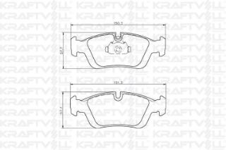 ÖN  FREN BALATASI BMW E46 E36 91>05 resmi