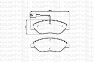 FREN BALATASI ÖN STILO 2.4 20V 10 / 01 > 1.9JTD MULTIWAGON 1.9JTD 01 / 04 > BRAVO 1.9D MULTIJET 04 / 07 > resmi