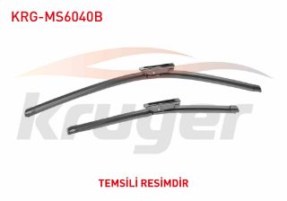 ARAC BAZLI SİLECEK SETİ 600-400MM CITROEN C-ELYSEE / PEUGEOT 301 / CITROEN C3 PICASSO (A58) / DS DS3 (A55) / RENAULT CLİO III (BR/CR) / RENAULT FLUENCE (L38) / RENAULT MEGANE III HATCHBACK (BZ) resmi