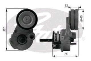 GERGİ KÜTÜĞÜ 534014710 ASTRA-H (Z16XEP) VECTRA-C CORSA-D CRUZE INSIGNIA resmi