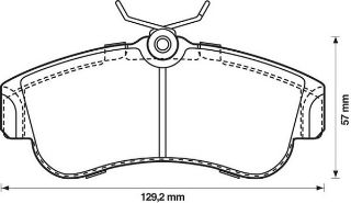 ÖN BALATA MGN III-SCENIC III 09 FLUENCE-DUSTER 10 LODGY 12 1.6 16V-2.0 16V-1.5 DCI 410605961R-440603905R resmi