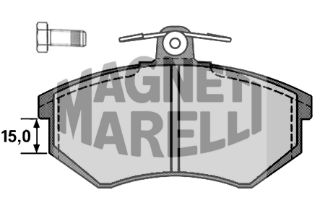 ÖN BALATA PASSAT 1.8 88-96 AUDI 80 A41.6 1.9TDİ 95-10 119.3 69.6 19.4 MM GDB826 GDB854 resmi