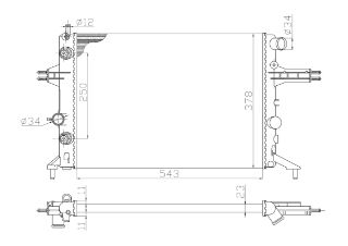 RADYATOR M- ASTRA G / ZAFİRA resmi