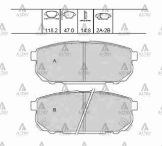 FREN BALATA SORENTO 02-06 DİSK ARKA resmi