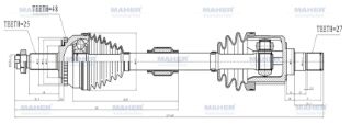 AKS KOMPLE ÖN RİO 06-11  SOL M-T 1.5 DİZEL ABSLİ 48 DİŞ 637MM resmi