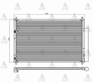 RADYATÖR KLİMA COROLLA 06=  AURIS 08=  AVENSİS 08=  VERSO 09= resmi