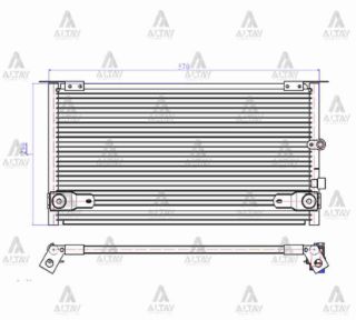 RADYATÖR KLİMA HİLUX 01-05 resmi