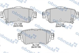 FREN BALATASI ARKA (103.8MM) QASHQAI 13- resmi