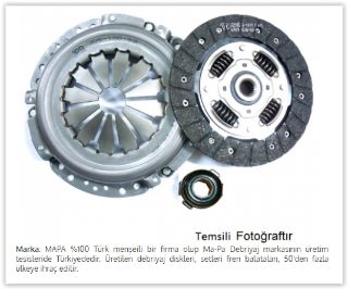 DEBRİYAJ SETİ RULMANLI 207/307/308/407/1007/PARTNER/BERLINGO/C2/C3/C4/C5/XSARA (DV6TED4B) 1.6HDI 110HP 06> resmi