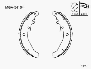 KAMPANA BALATA ( FIAT: PALIO SIENA ALBEA 96 - 02) resmi