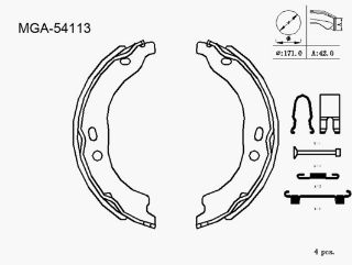 EL FREN BALATA ( FIAT: DUCATO 06 -  / PEUGEOT: BOXER / CITROEN: JUMPER 06 - ) KIT resmi