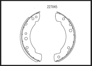 KAMPANA BALATA ( FORD: TRANSIT D 2.5 86 - 89) resmi