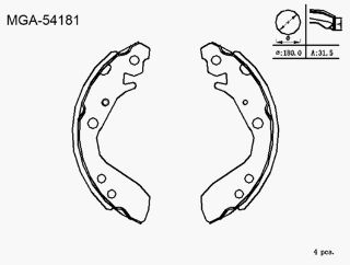 KAMPANA BALATA ( HONDA: JAZZ 02 - 08) resmi