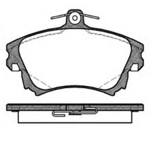 BALATA FREN ON VOLVO: (S40-V40) (98-04) / (MITSUBISHI: CARISMA "1.6" 96>00) resmi