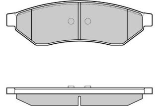 BALATA FREN ARKA-(CHEVROLET: EPICA 05>10/AVENDA 05>10 ) resmi