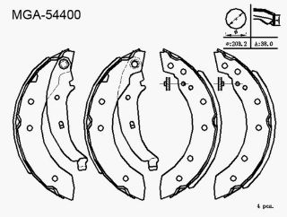 KAMPANA BALATA LEVYELI  ( RENAULT: CLIO I II LAGUNA TWINGO 01 -  / PEUGEOT: 106 206 306 97 - ) resmi